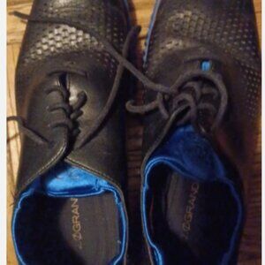 Cole Haan 2.0 ZERØGRAND Laser Oxford Men's Size 19.5M Blue/Black Used as is